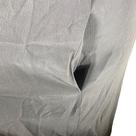 Eileen fisher long line cardigan jacket crinkle gray tencel lyocell small - Picture 5 of 7